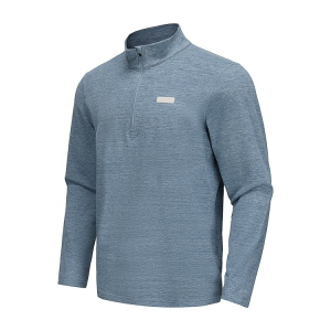 Custom Logo Solid Color Street Sleeve Stand Collar Quarter Zip Jersey Sweatshirt Heather Performance Autumn